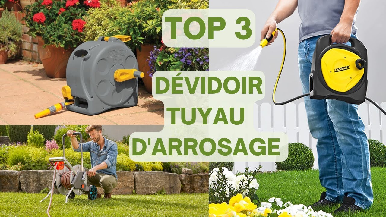 TOP 3 : Meilleur Dévidoir Tuyau D'arrosage 2023