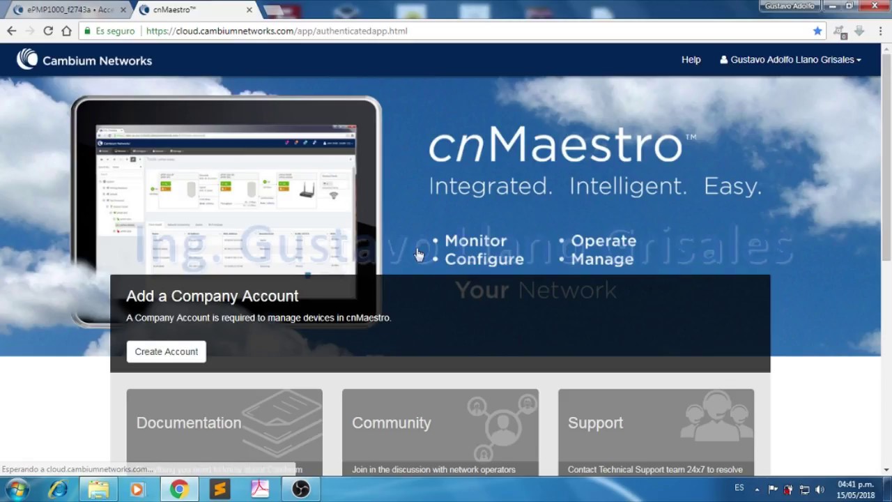 Configurando Force 200 como AP + cnMaestro Cambium Networks