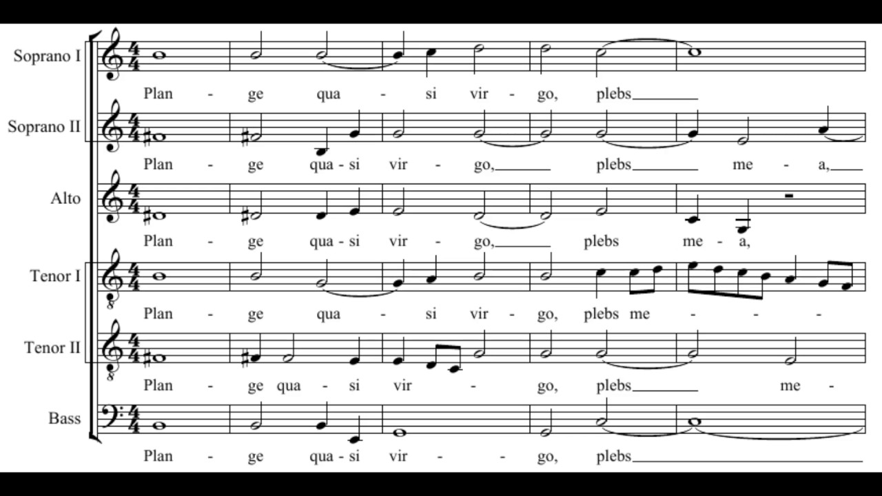 Gesualdo: Plange quasi virgo - Vox Luminis