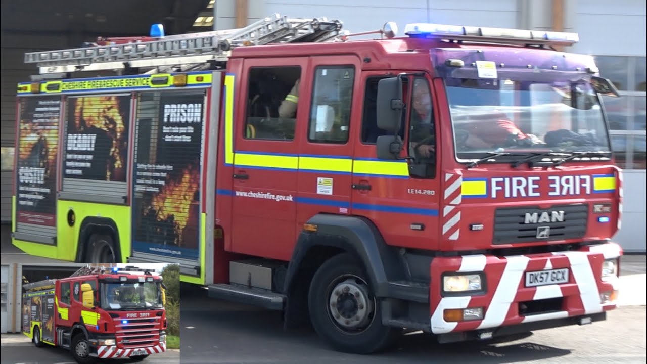 Penketh First Pump + Second Pump Turnout-Cheshire Fire And Rescue Service