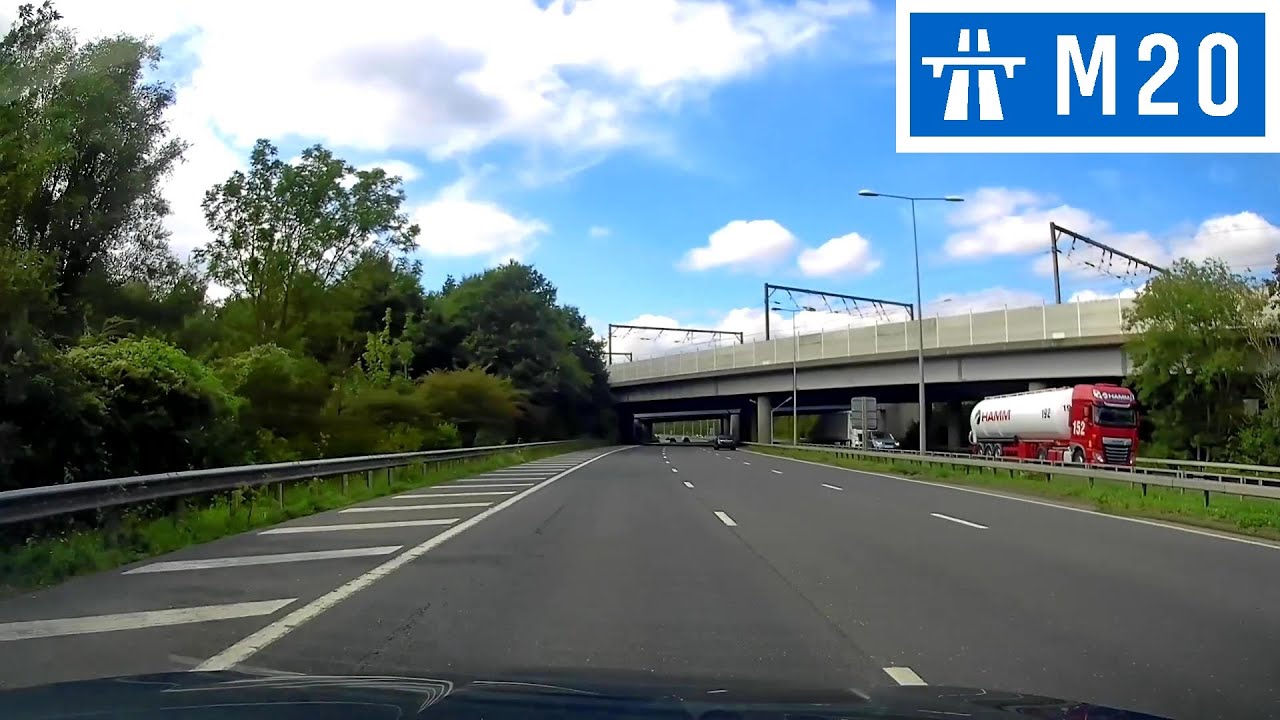 M20 Motorway - J12 (Cheriton) to J11 (Stanford)