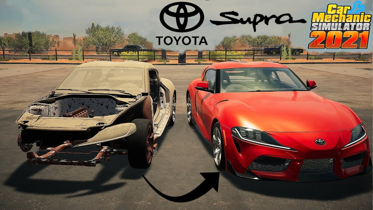 Toyota Supra mk5 - RESTORATION - Car Mechanic Simulator 2021