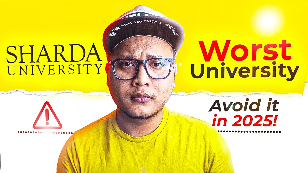 Sharda University... A Worst University 🤬 Worth it in 2025? | Placement | Fees | Campus Life ❎