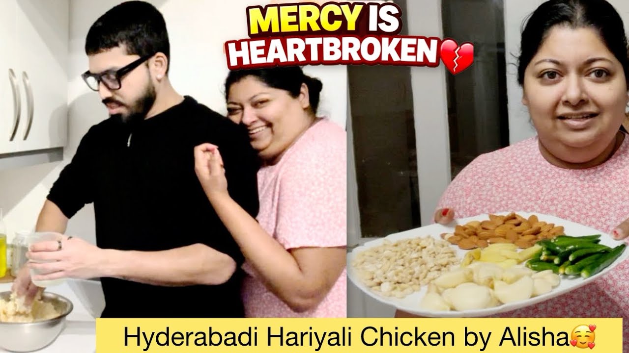 Hyderabadi Hariyali Chicken by Alisha 🍗| Mercy Is Heartbroken 💔 |Konkani Vlog | Goan Vlogger