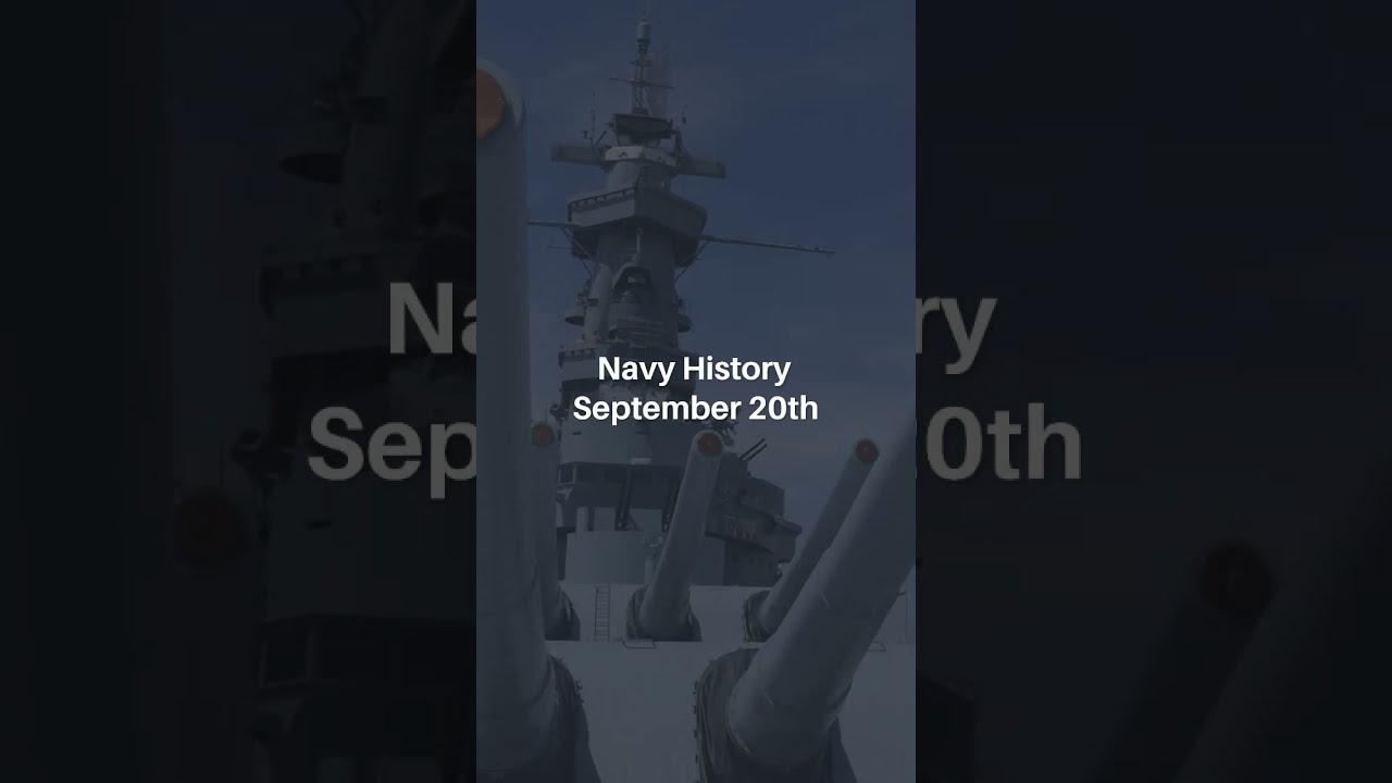 US Navy History September 20th. 