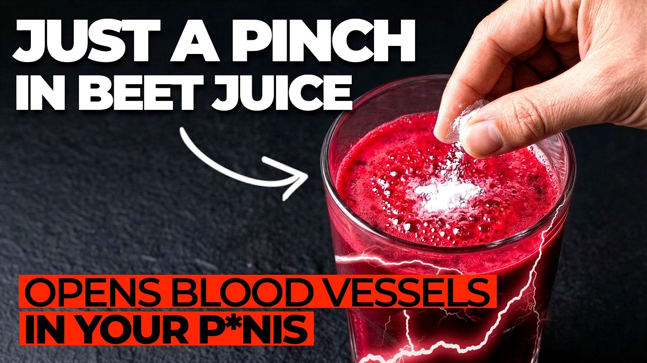 Men Over 40: Put a Pinch of Baking Soda in Beet Juice THIS Way to BOOST Blood Flow & Performance