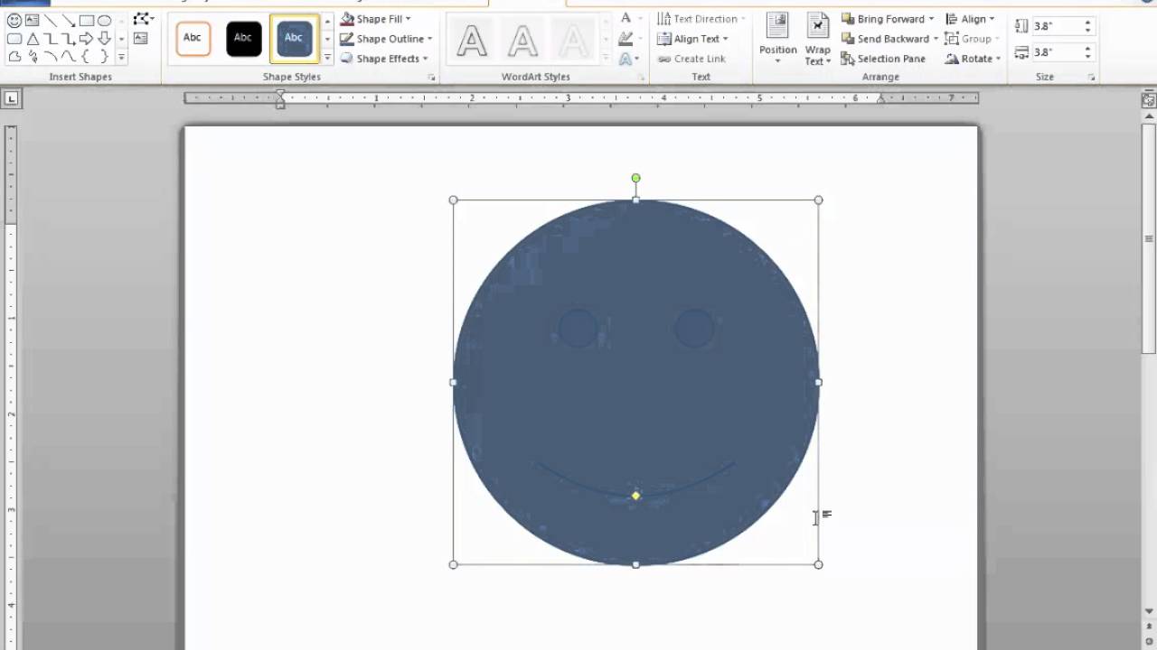 Ms Word Tutorial: Shape Option Tutorial