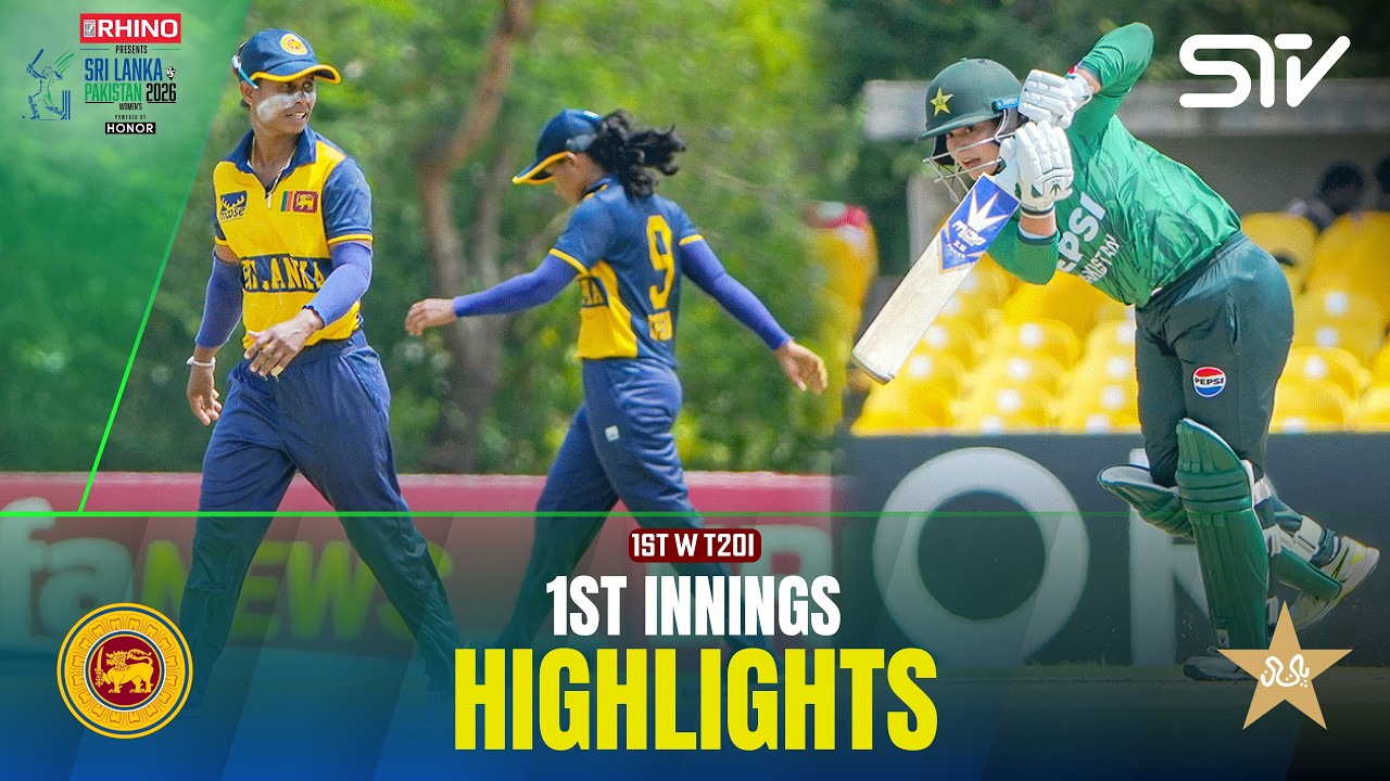 1st Innings Highlights | Sri Lanka Women vs Pakistan Women | Match 01 | T20I Series 2026 | M9l1K