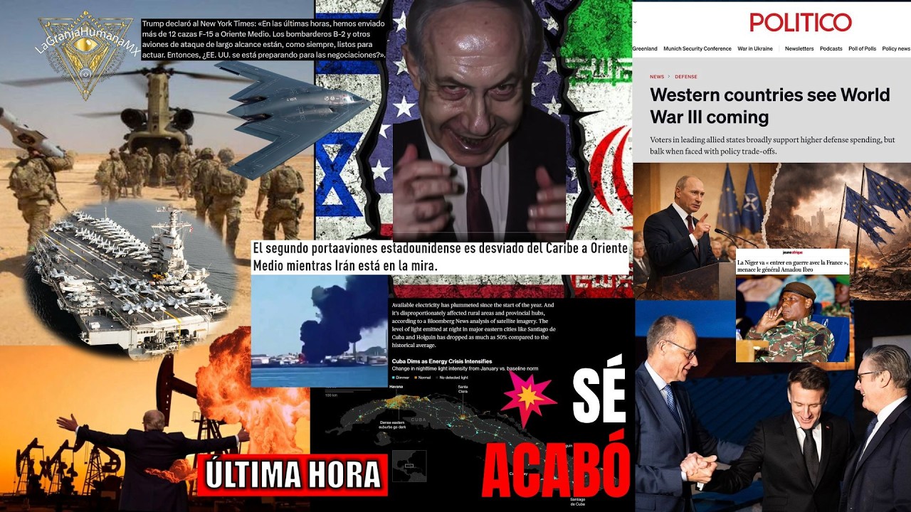 💥OCCIDENTE SABE QUE VIENE LA TERCERA. TRUMP EXPRIME A VENEZUELA, VA POR CUBA. LO DE IRAN ES UN HECHO