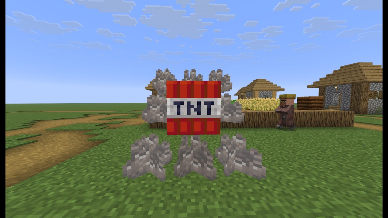 🔴Minecraft - TNT village live  #minecraft #shorts