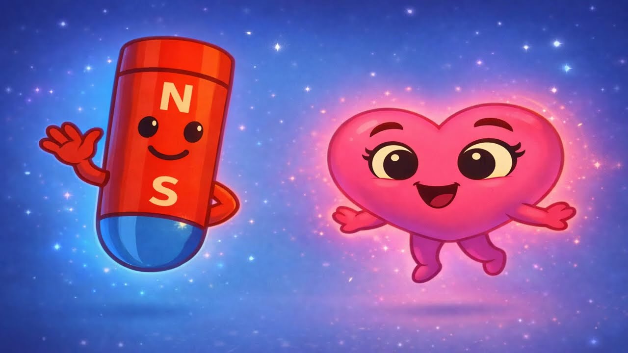 Guess What Sticks? 🧲 Heartie Tests the Magnets (Kids Science Game)