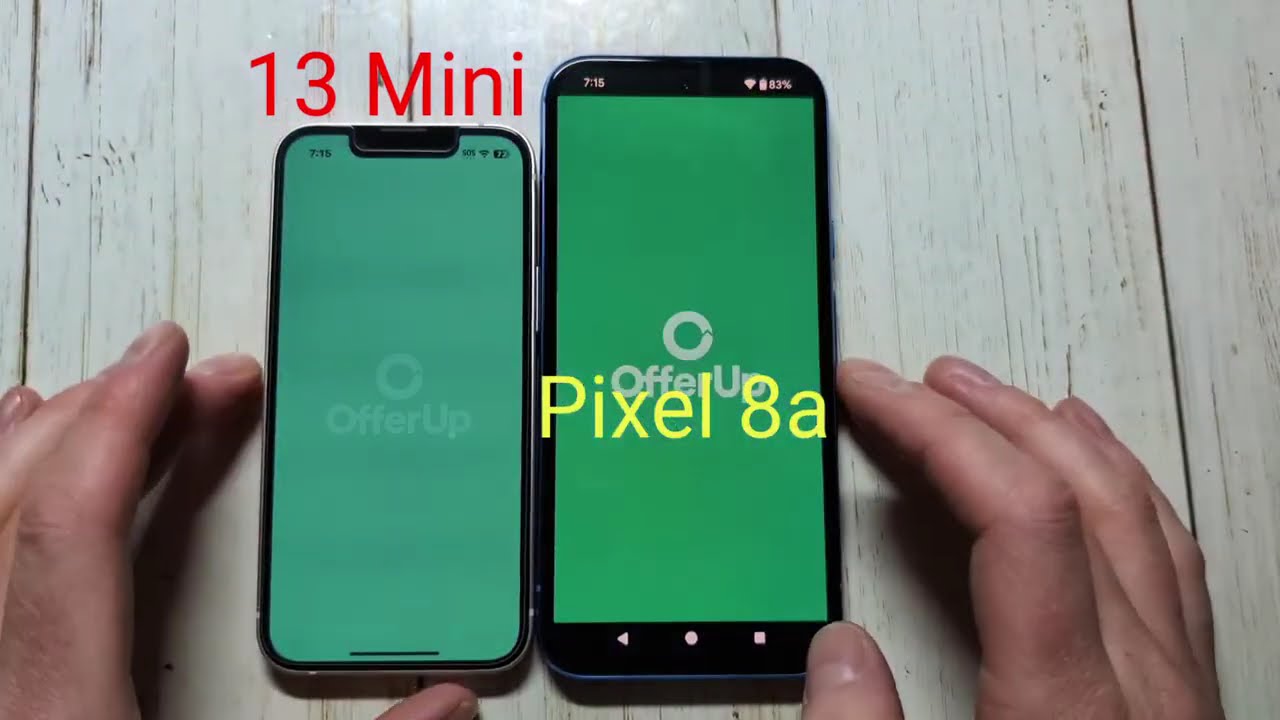 iPhone 13 Mini Vs Google Pixel 8a Speed Test Comparison