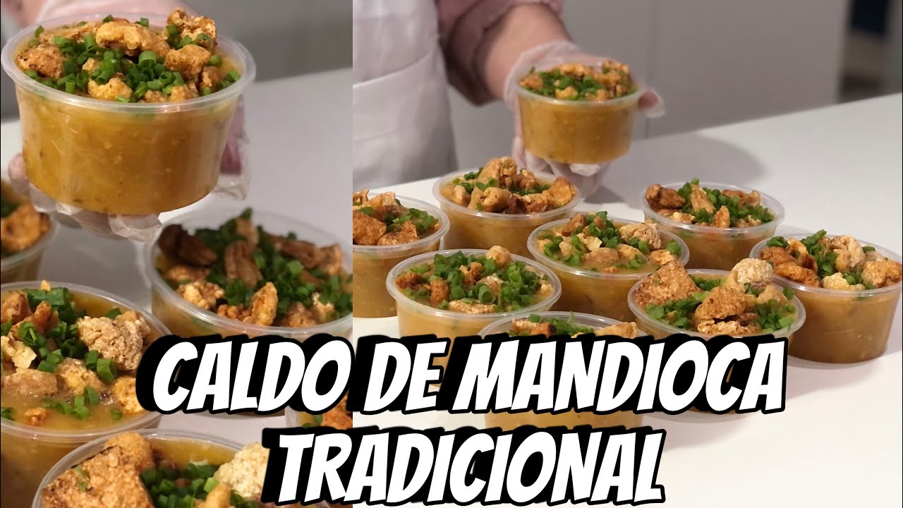 CALDO DE MANDIOCA PARA FAZER NO FRIO COMO ESSE VOCÊ NUNCA VIU !!!!