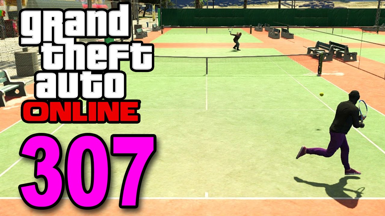 Grand Theft Auto 5 Multiplayer - Part 307 - Tennis Match! (GTA Online Gameplay)