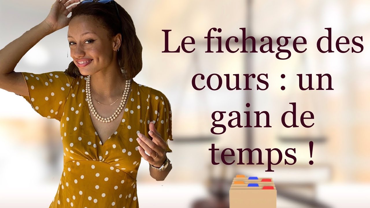 COMMENT BIEN FICHER SES COURS #étudessupérieures I ESSENTIEL