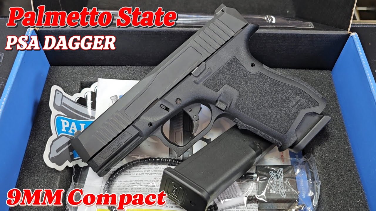 Распаковка и обзор 9-мм пистолета PSA DAGGER COMPACT от Palmetto State Armory. #psa #9mmpisto #da...