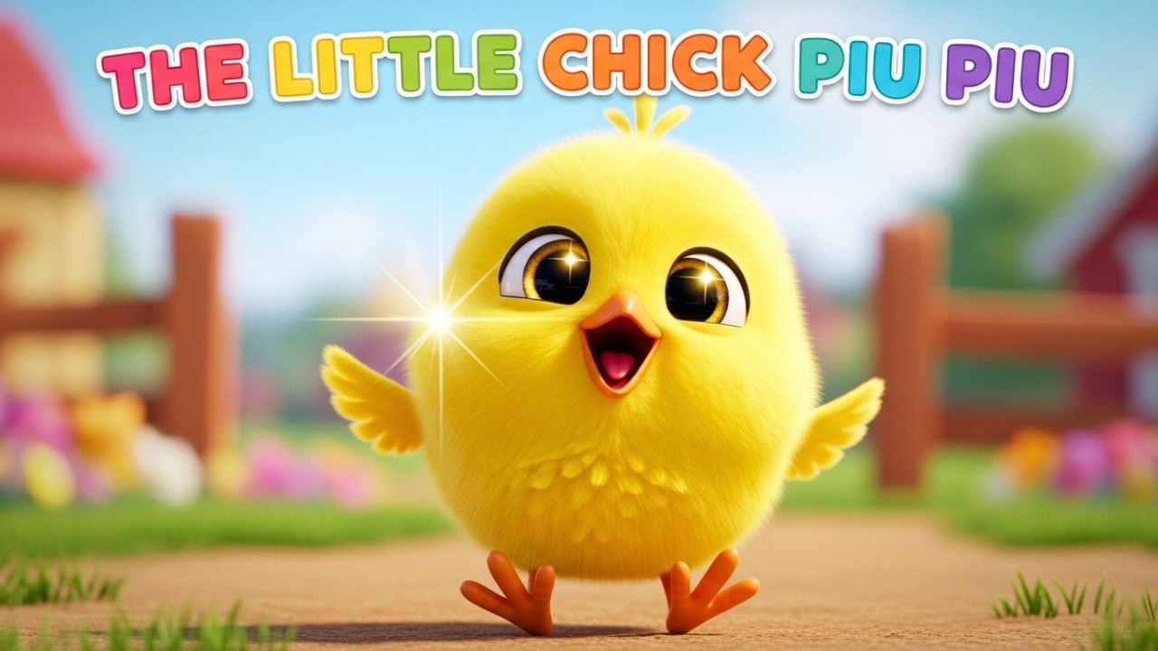 The Little Chick Piu Piu 🐥🎶 | Fun Kids Song on Musical Farm