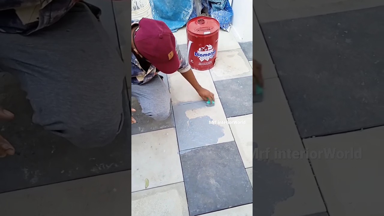 Interlock Re Painting|Paving stone Re polish|#Shorts  #shortsmalayalam