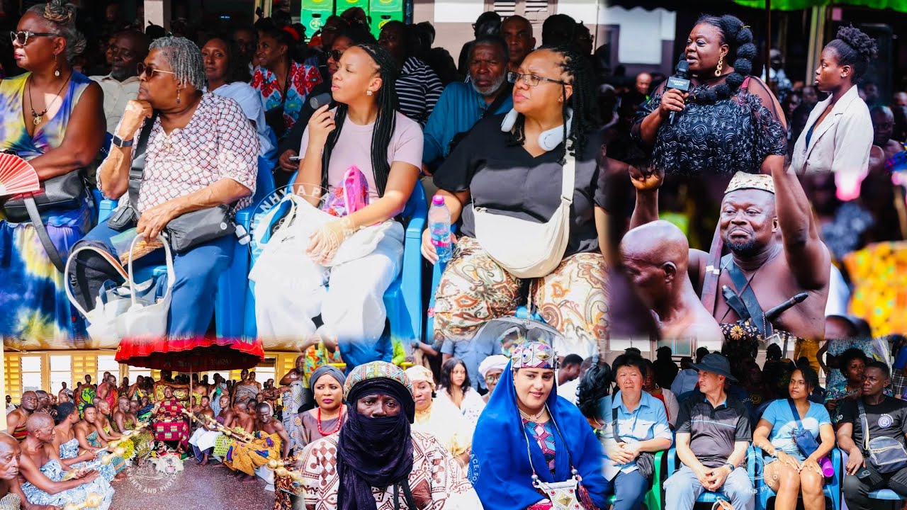 African Americans from Chicago & Tuareg Queen Join Asantehene for Akwasidea After Dotiyie 