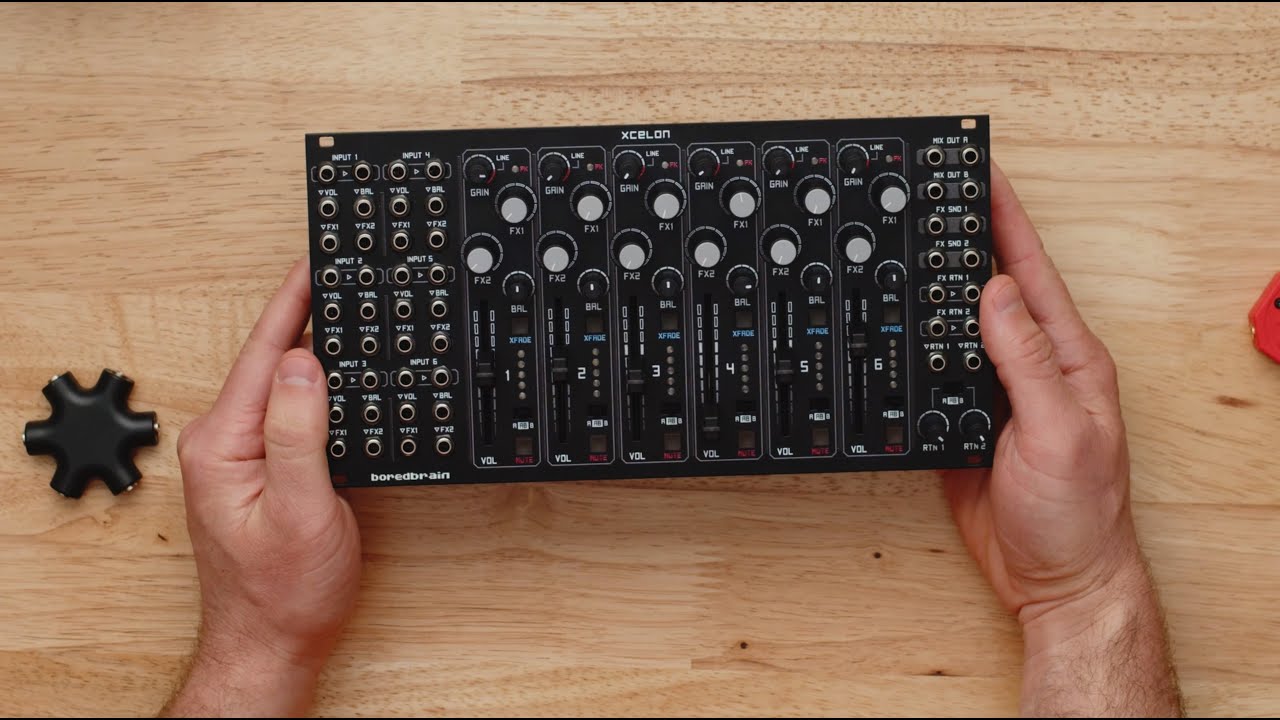 Boredbrain Xcelon: демонстрация аналогового микшера Eurorack