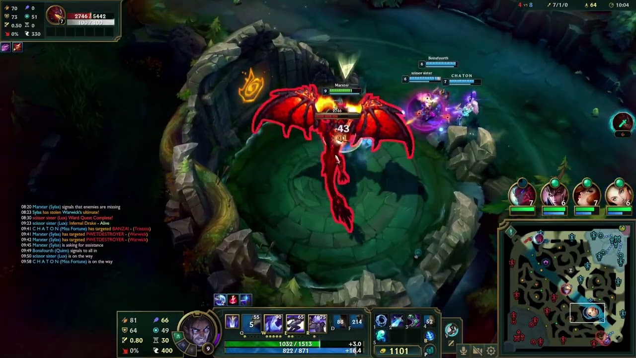 League of Legends - Sylas - 21/3/1 - 5v5 Ranked Solo - Lose - 10:47am