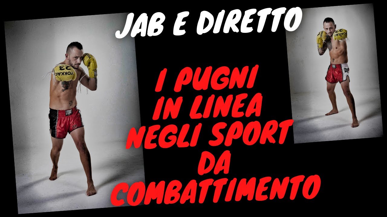 Jab e diretto: i pugni in linea negli sport da combattimento