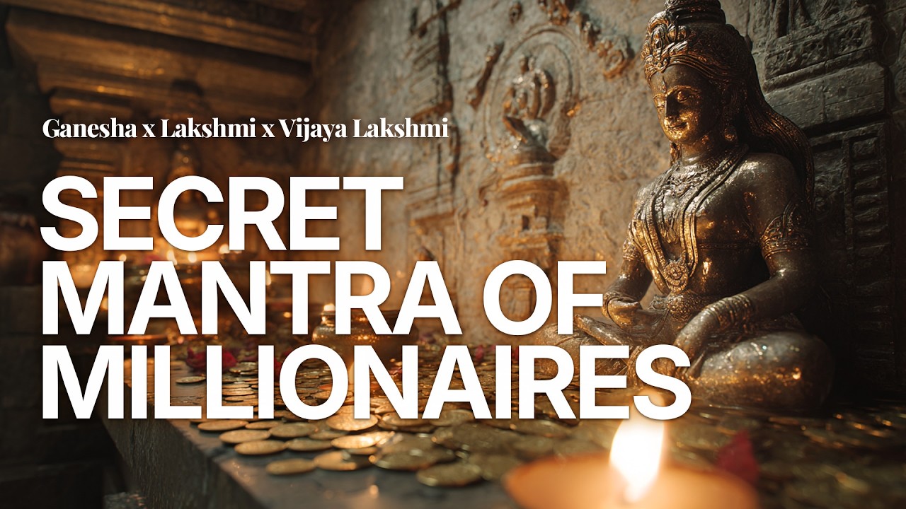 ACHIEVE ALL GOALS with this Divine Success Mantra💰 Ganesha x Lakshmi x Vijaya Lakshmi