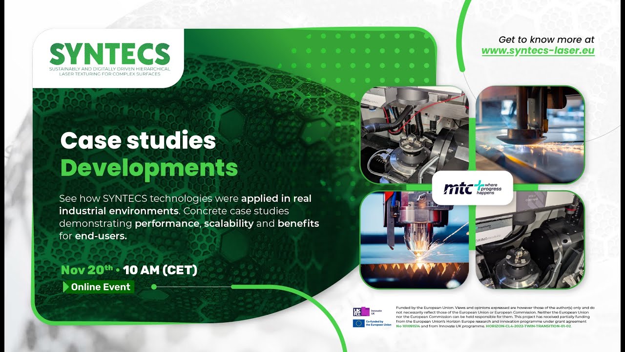 SYNTECS - Final Workshop | Medical Case Study by MTC
