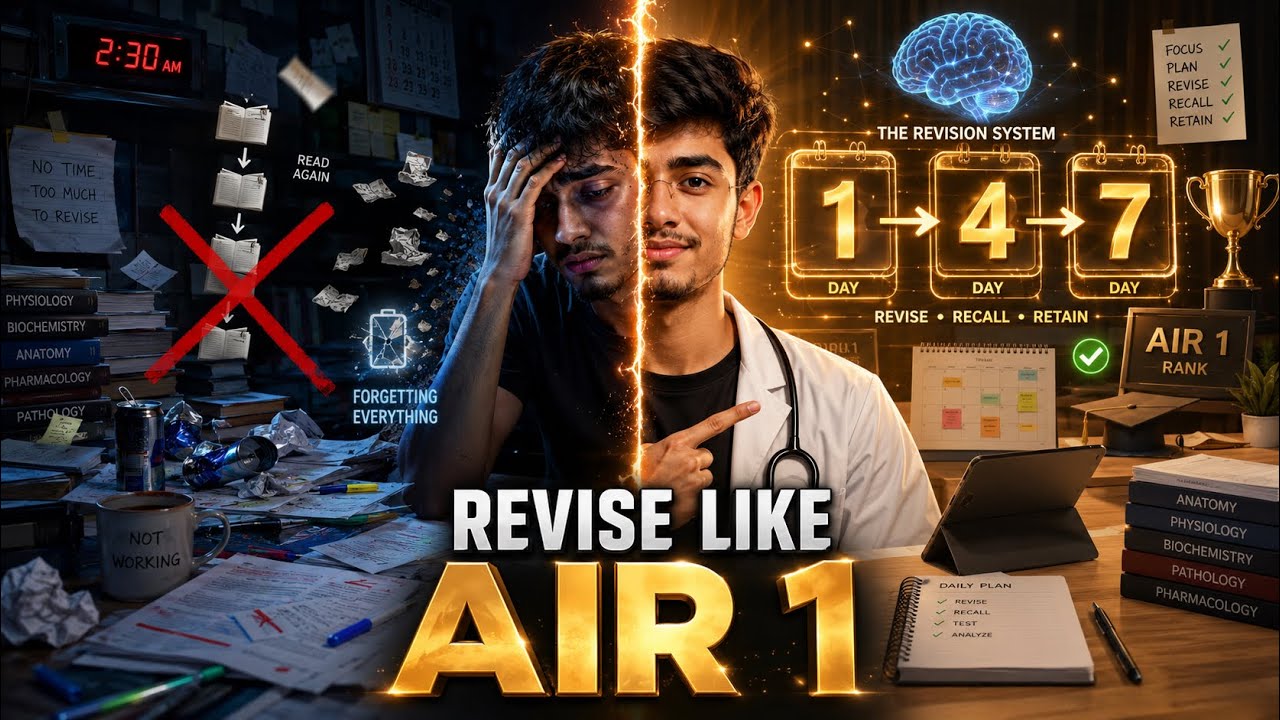 Best Revision technique for NEET 🔥!!