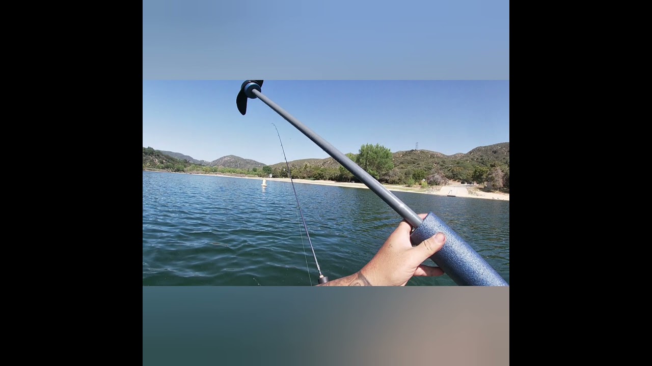 drill propeller for float tube fishing.