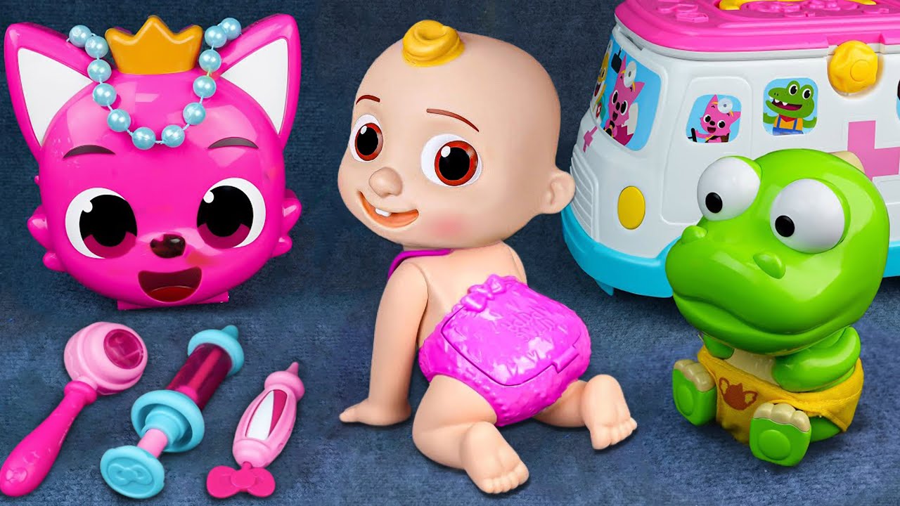 15 Minutes Satisfying with Unboxing COCOMELON Collection, Pinkfong Ambulance Playset Collection ASMR