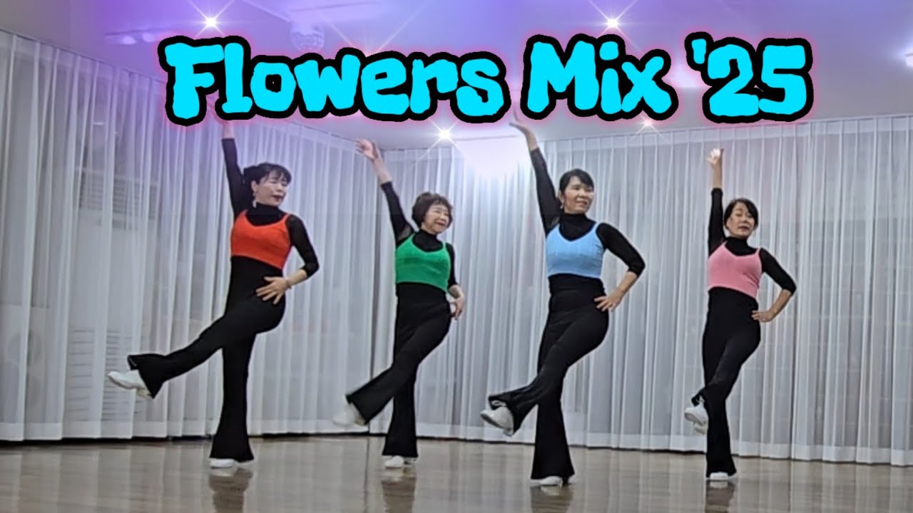 Flowers Mix '25 Line Dance (Beginner)/Nelly Wahyuni Nema (INA) - January 2025