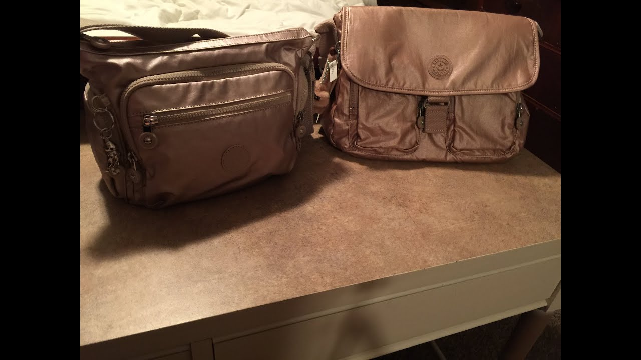 Comparison between my Gabbies from Kipling! Sharing my home made dust bags.