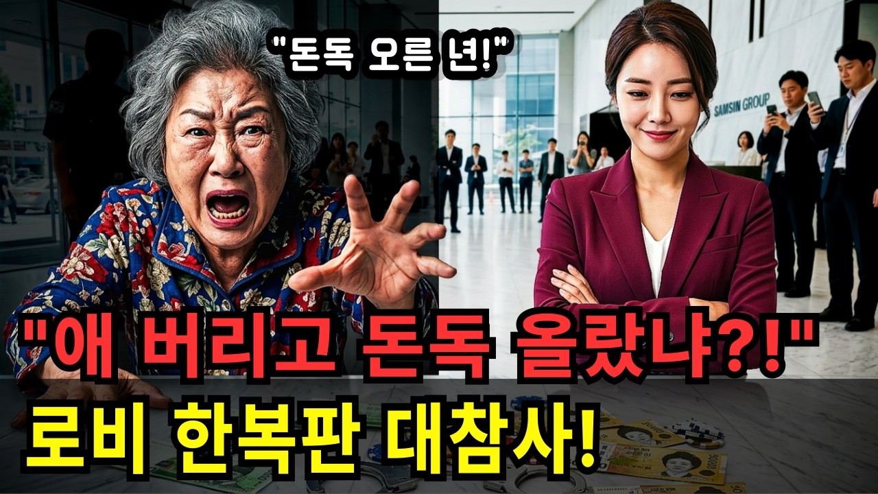 회사 로비까지 찾아와서 