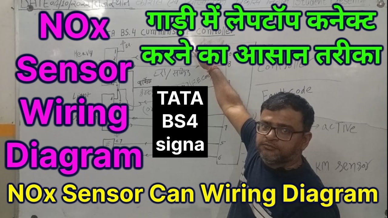 TATA BS4 signa NOx sensor wiring diagram | bs4 signa NOx sensor circuit diagram | can wiring diagram
