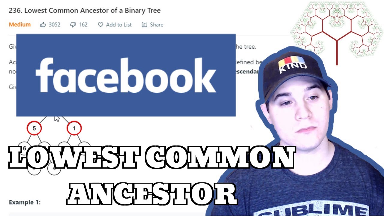 ВОПРОС ДЛЯ СОБЕСЕДОВАНИЯ ПО ПРОГРАММИРОВАНИЮ В FACEBOOK: НАИМЕНЬШИЙ ОБЩИЙ ПРЕДОК
