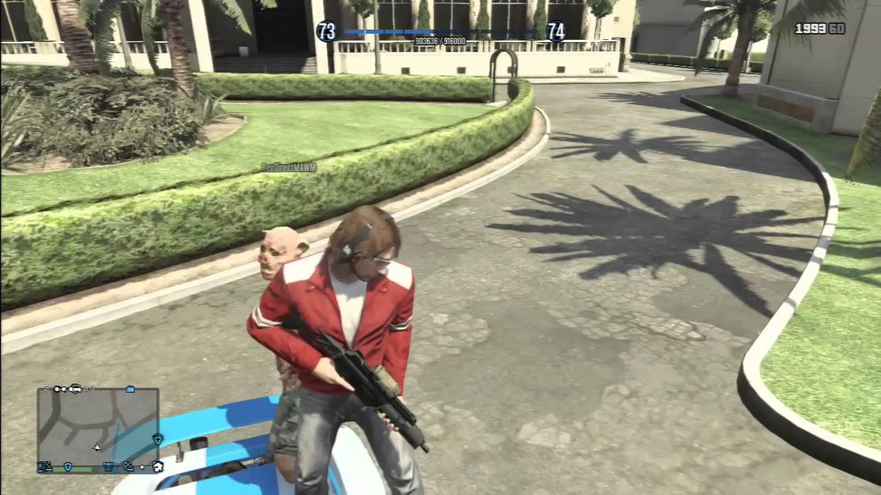 GTA 5 Online Funny Moments 1- Playing with Japanese Friends!
