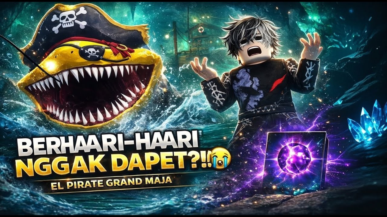 🎣 LIVE Fish It Roblox | Udah Berhari-hari… El Pirate Grand Maja Masih Ngumpet?! Crystal Depths Lagi