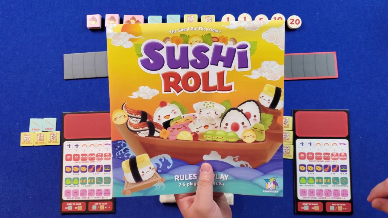 Sushi Roll Playthrough - Meeple Overboard