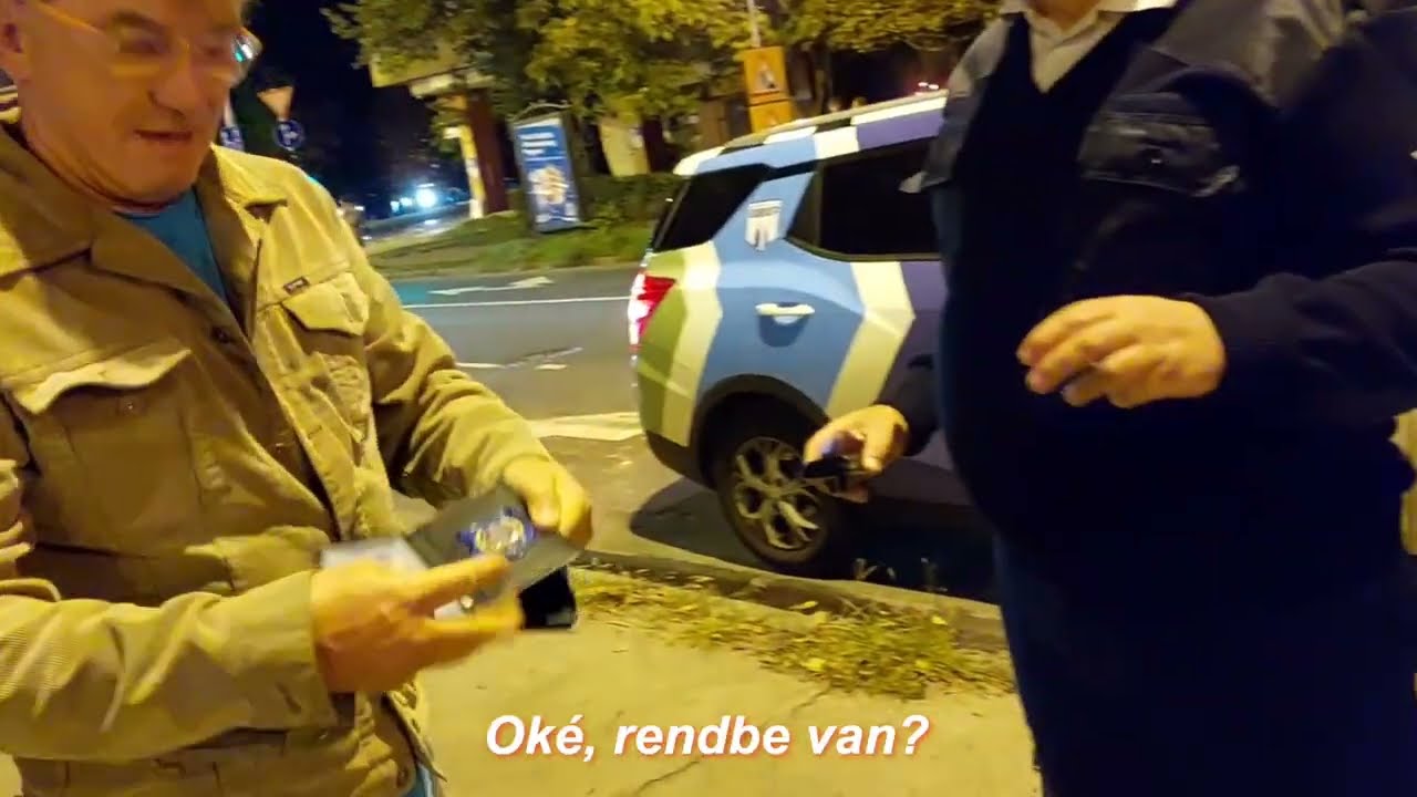 Videón Delhusa Gjon újbudai parkolási balhéja