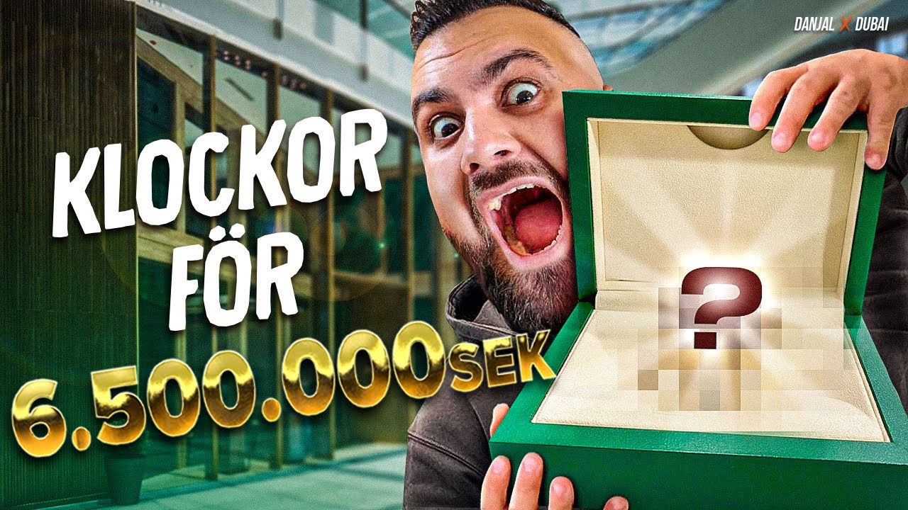 Klockor v&auml;rda 6.5 Miljoner Kronor 😮🙈