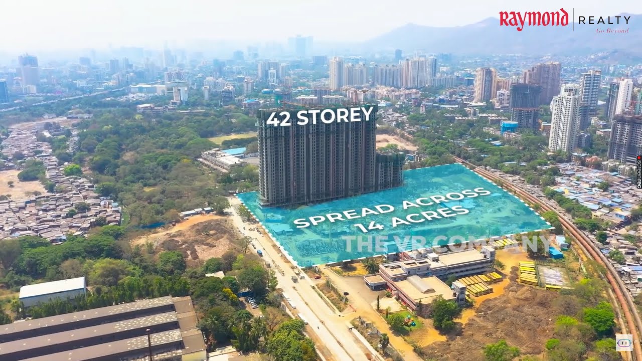 Raymond TenX Habitat | Thane |  Beautiful Yeoor captured on drone |