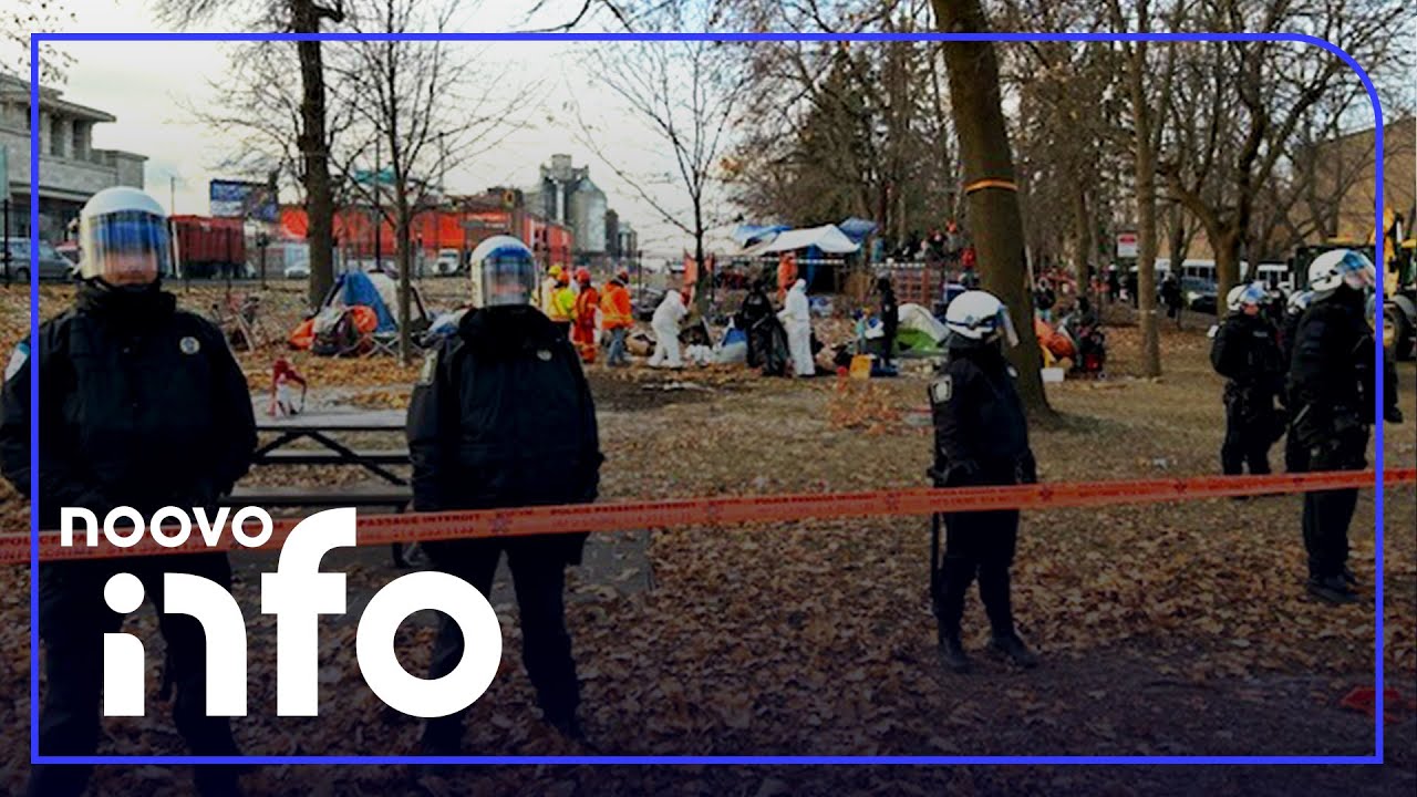Itinérance: démantèlement au campement Notre-Dame