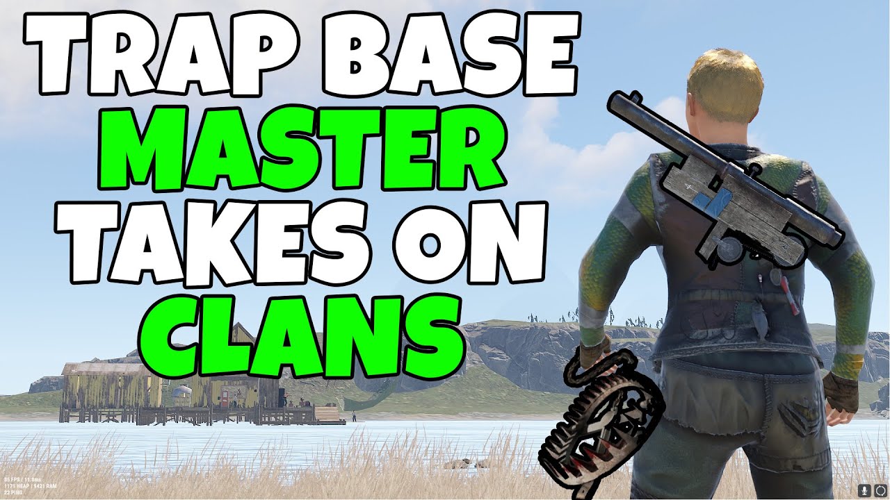 RUST | Создание базы с несколькими ловушками на огромном клановом сервере! - Trap Base Master Ser...