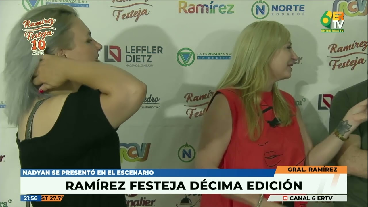 RAMÍREZ FESTEJA - Nadyan estuvo presentando su música
