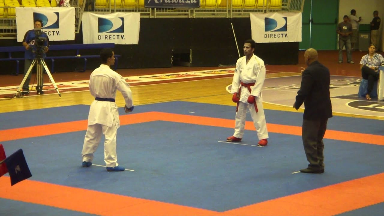 Jean Carlos Peña (Itosu-Kai Venezuela) Vs Andres Madera. Final -67kg Copa Simon Bolivar 2011