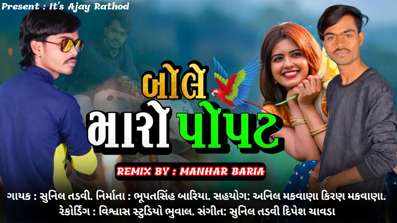 DJ Remix New Timli 2025 | Bole Maro Popat Timli 2025 | Desi Dhol Timli | Sunil Tadvi Timli