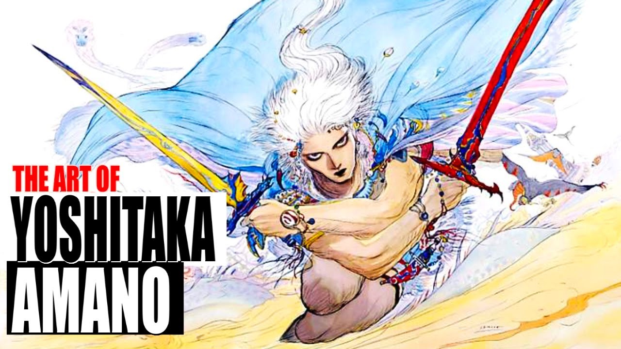 Evolution of Yoshitaka Amano's game Art career