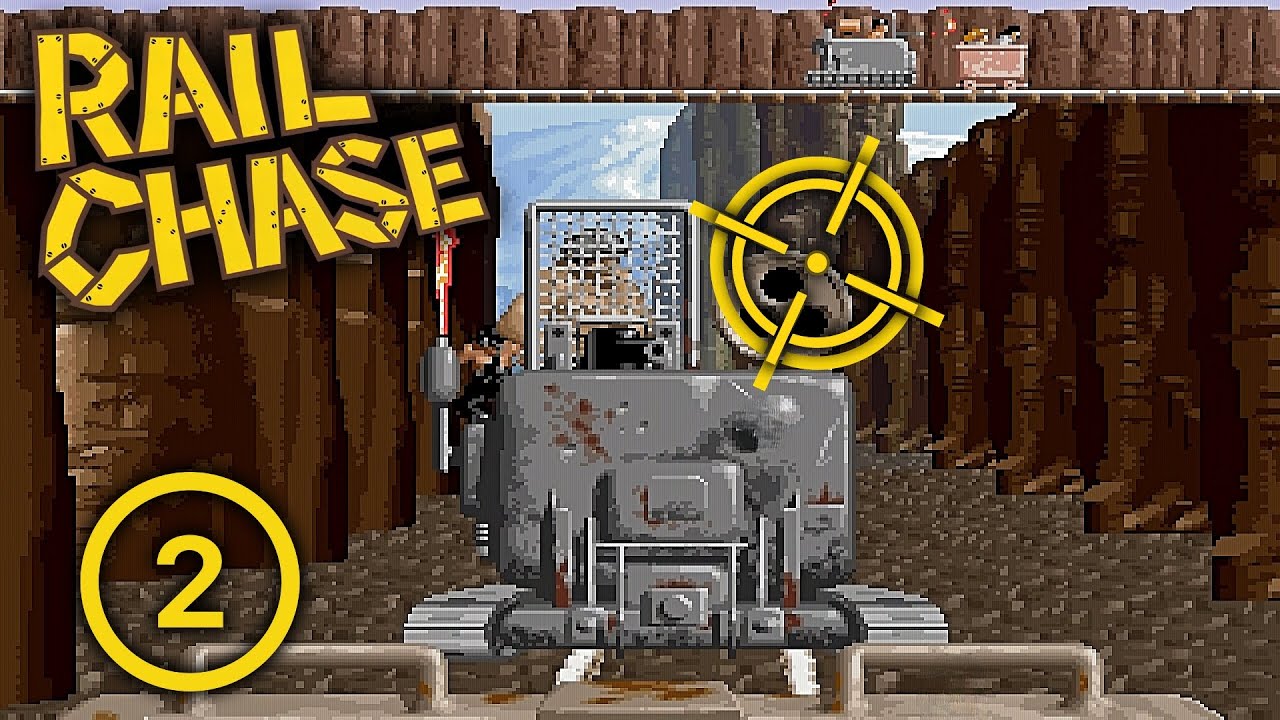 ⭐ Rail Chase: Stage 2 - The Caverns and Waterways | 4K/60ᶠᵖˢ | ARCADE