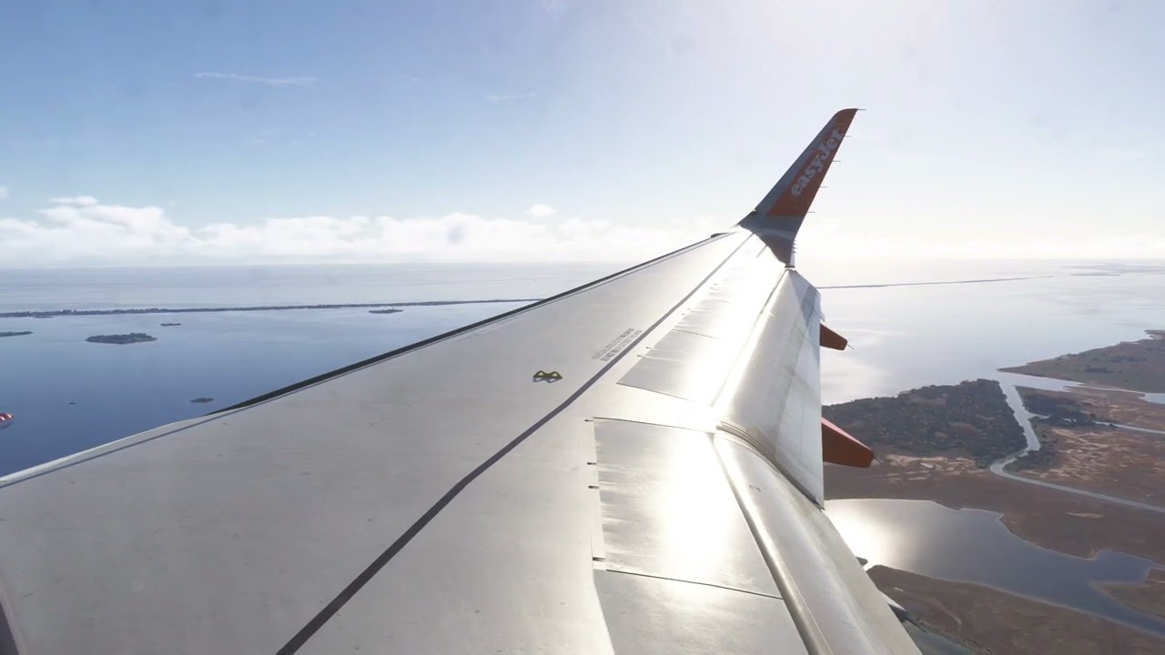 Approche MAGNIFIQUE sur Venise en A320 easyJet (MSFS 2024)